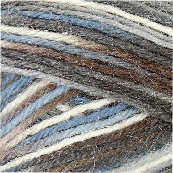 sokkengaren L: 200m blauw/grijs harmonie 50gr