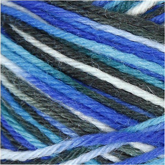 Sokkengaren Blauw/Turquoise, 200cm