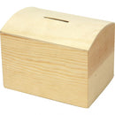 spaarpot hout unisex 10 x 8 x 7 cm