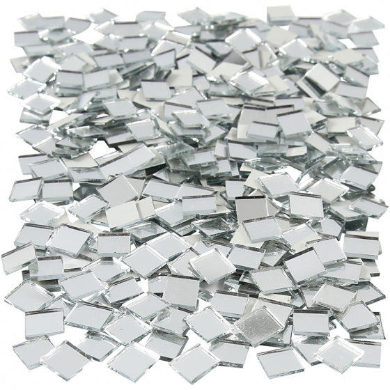 spiegel mozaïek tegels 10 x 10 x 2 mm 500 stuks