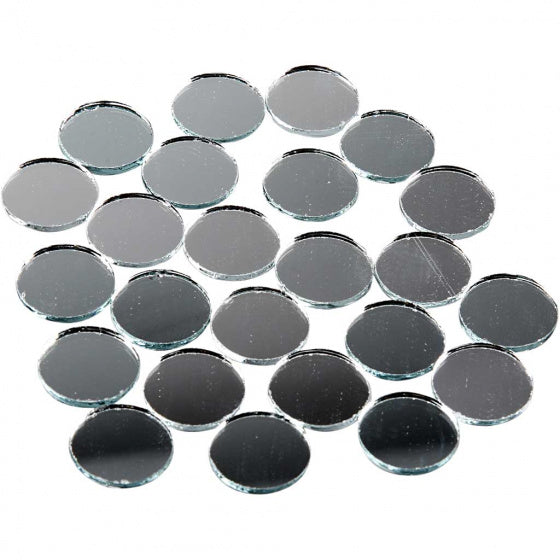 spiegel mozaïek tegels rond 18 x 2 mm 400 stuks