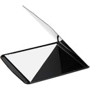 spiegel zwart 18x16 cm