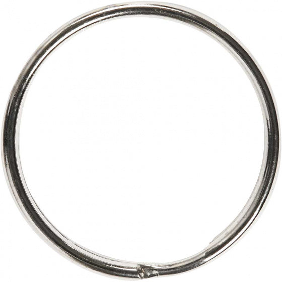 split ringen 30 mm 6 stuks zilver