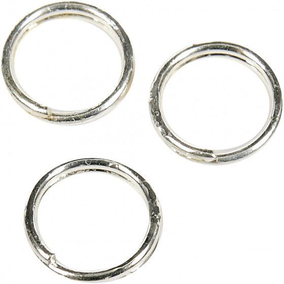 splitring 5 mm zilver 300 stuks