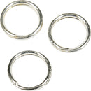 splitring 5 x 4 mm zilver 30 stuks