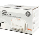 stans- en embossingmachineset A4 44 cm wit/oranje
