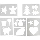 stencils 21 x 30 cm 5 stuks