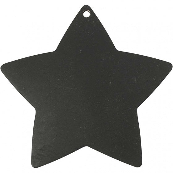 ster 37 mm rond zwart