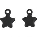 sterretjes 8 mm rond 4 stuks zwart