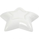 stervormige schaal 20 cm wit