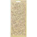 stickers goud vlinder patroon