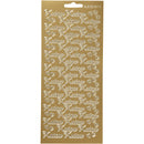 stickervel goud Uitnodiging Fins 1 vel