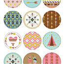 stickervel indianen 23 x 10 cm 16 stuks