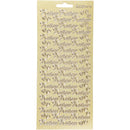 stickervel lichtgoud Uitnodiging Fins 1 vel
