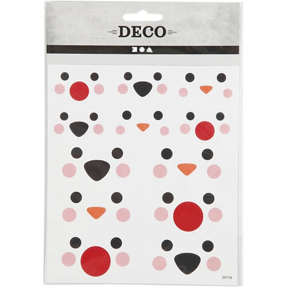 stickervel schattige pooldieren 16,5 x 15 cm 60 stuks