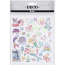 stickervel zeemeerminnen 16,5 x 15 cm 32 stuks