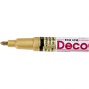 stift DecoColorXF 13 cm 1,2 mm metallic goud