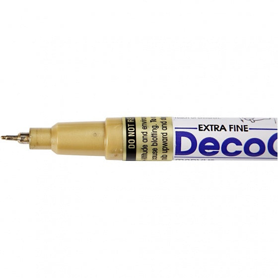 stift DecoColorXF 13 cm 8 mm metallic goud