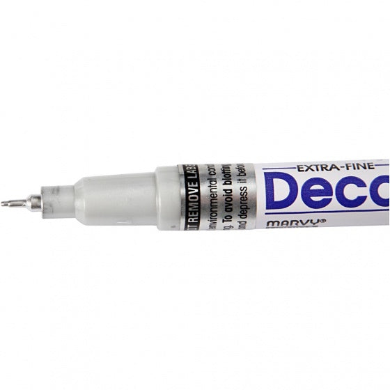 stift DecoColorXF 13 cm 8 mm metallic zilver