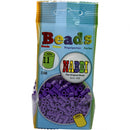 strijkkralen donkerpaars 1100 stuks