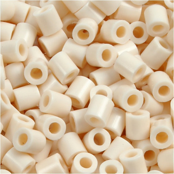 strijkkralen lichtbeige 6000 stuks