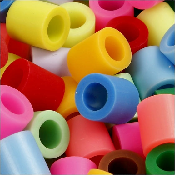 strijkkralen Nabbi 10 mm multicolor 1000 stuks