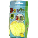 strijkkralen pastel geel 1100 stuks