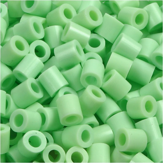 strijkkralen pastel groen 1100 stuks