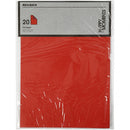 structuurpapier 21 x 29,7 cm 20 stuks rood