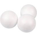 styropor-model Ballen 10 cm wit 25 stuks
