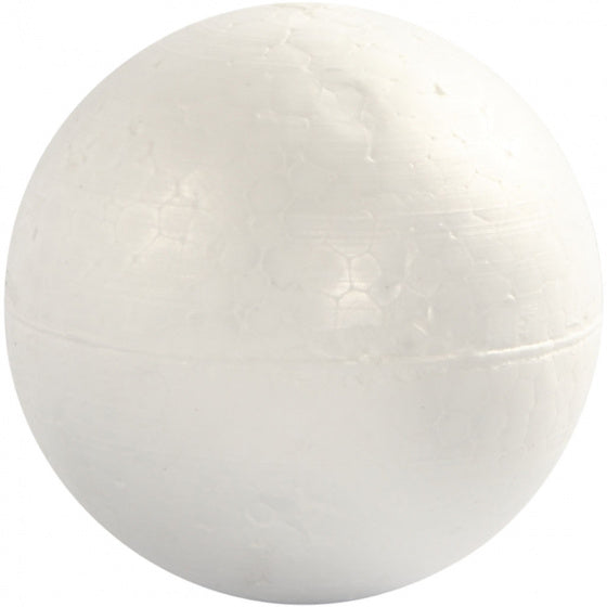 styropor-model Ballen 10 cm wit 5 stuks
