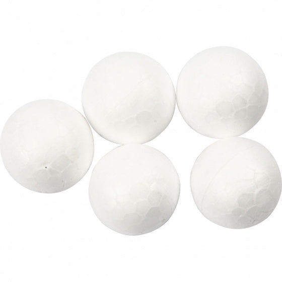 styropor-model Ballen 2 cm wit 200 stuks