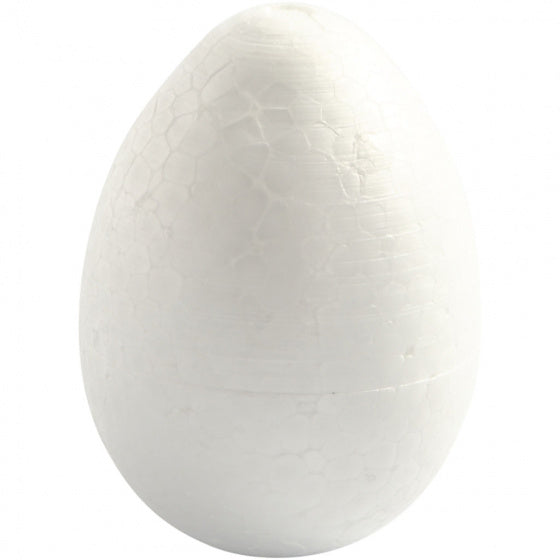styropor-model Eieren 10 cm wit 5 stuks
