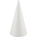 styropor-model Kegel 19,5 cm wit per stuk