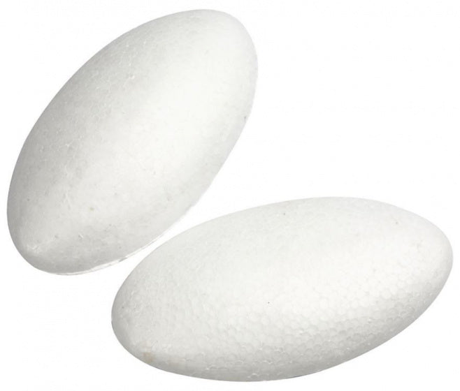 styropor-model Ufo's 7,5 x 3 cm wit 10 stuks