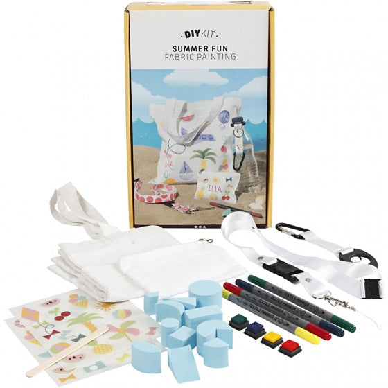 Textiel materialenset 26-delig multicolor