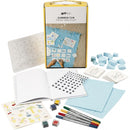Textiel papier versierset 26-delig multicolor