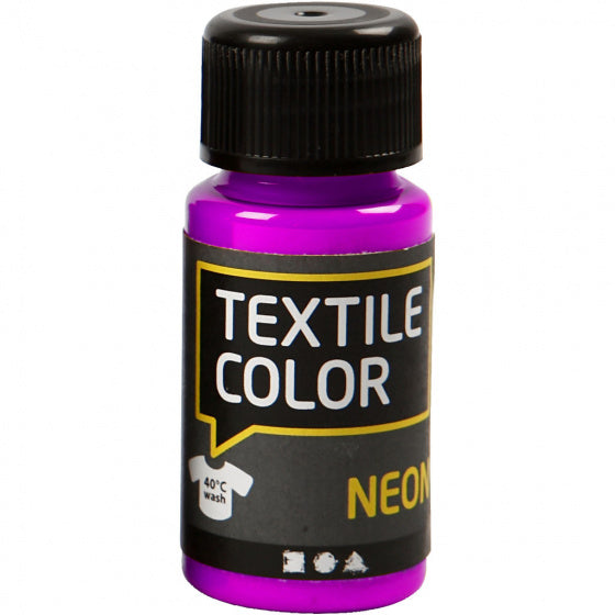 Textile Color Dekkende Textielverf - Neon Paars, 50ml
