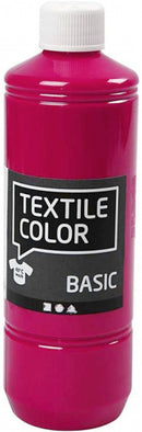 Textiel Color Verf - Primair Rood, 500ml