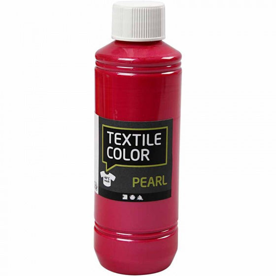 textielverf Pearl 250 ml roze