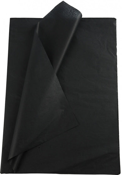 tissuepapier 50 x 70 cm papier zwart 25 stuks