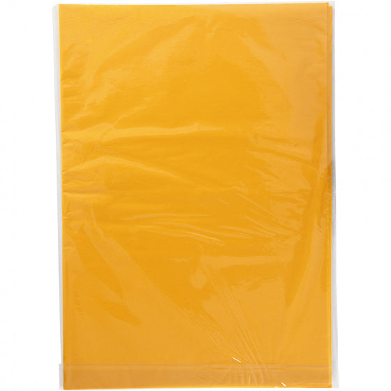 tissuepapier 50 x 70 cm geel 6 stuks