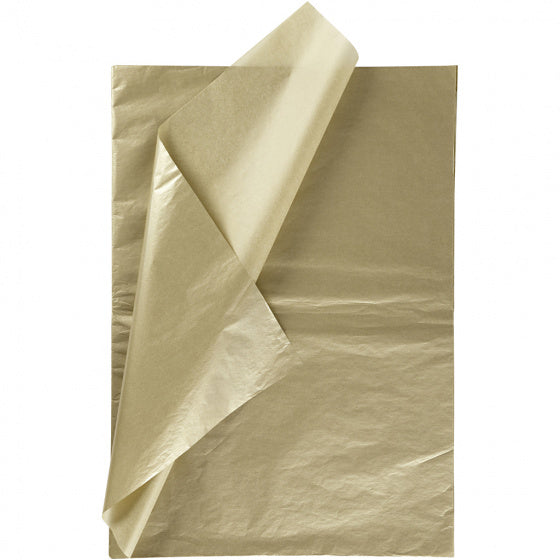 Tissuepapier Goud 6 Vellen 14 gr, 50x70cm