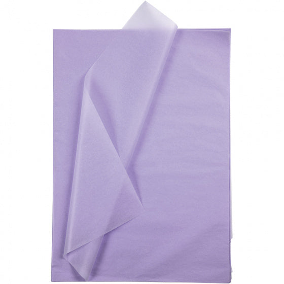 tissuepapier 50 x 70 cm lichtpaars 10 stuks