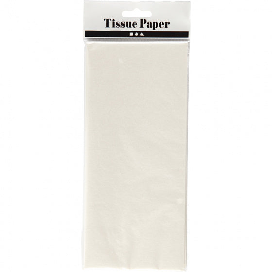 tissuepapier 50 x 70 cm parelmoer 6 stuks