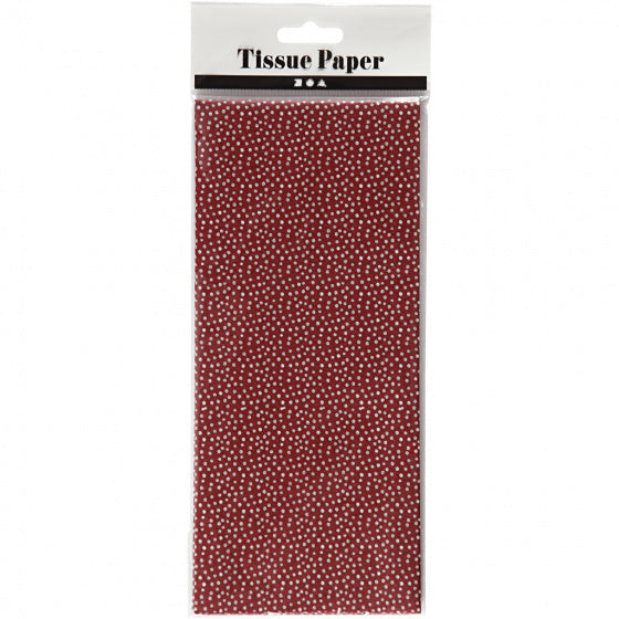 tissuepapier 50 x 70 cm rood 6 stuks