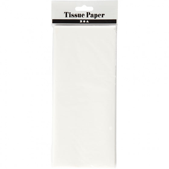 tissuepapier 50 x 70 cm wit 10 stuks