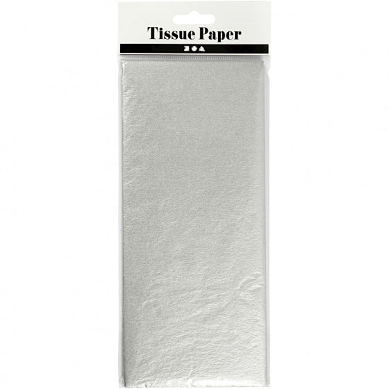Tissuepapier Zilver 6 Vellen 14 gr, 50x70cm