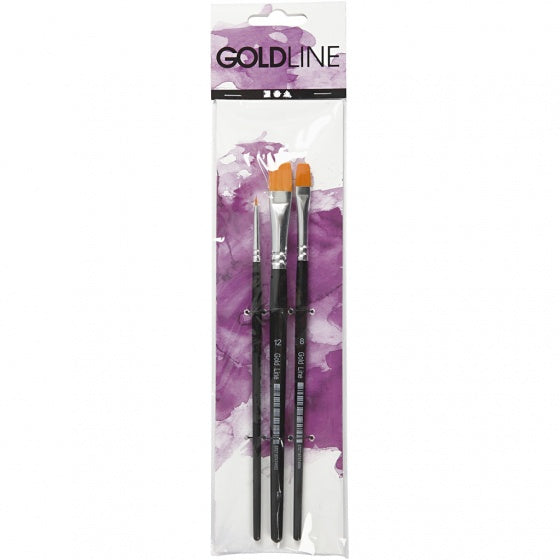Gold Line Penselen, 3st.