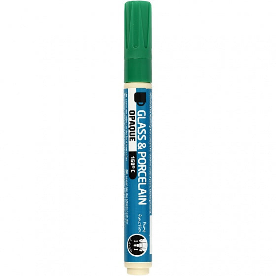 Glas- en Porseleinstift Dekkend - Groen
